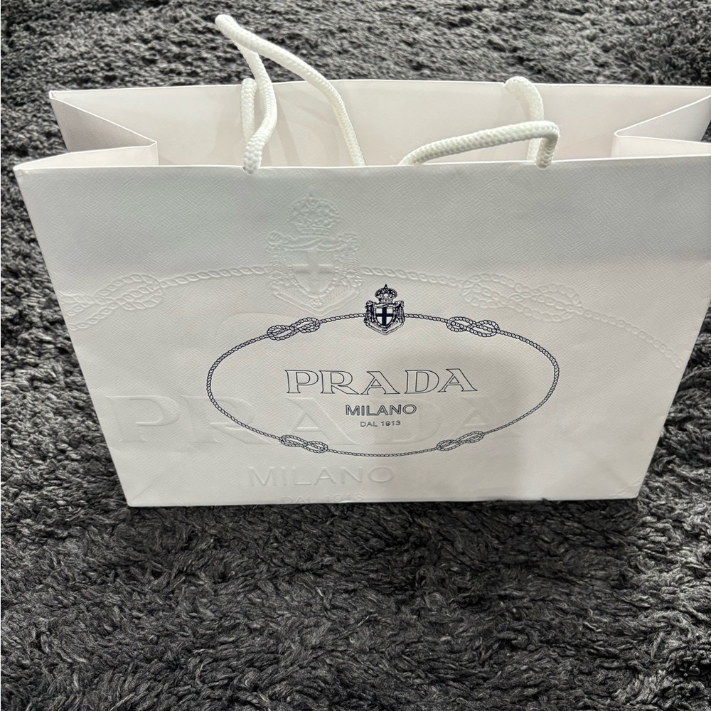 Prada shopping bags